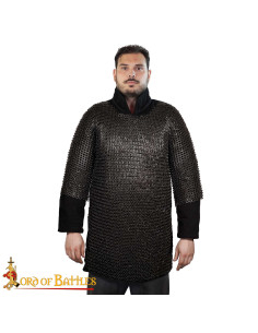 Cotta di maglia in acciaio dolce modello Haubergeon,...