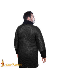 Cotta di maglia in acciaio dolce modello Haubergeon,... 2