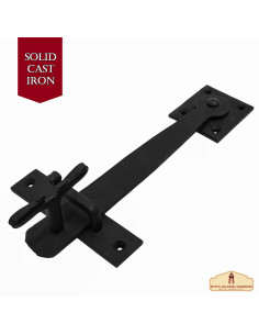 Chiusura per porta medievale in ferro battuto (22 cm.) 2