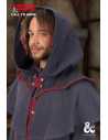 Gugel Warlock Dungeons and Dragons, grigio-rosso