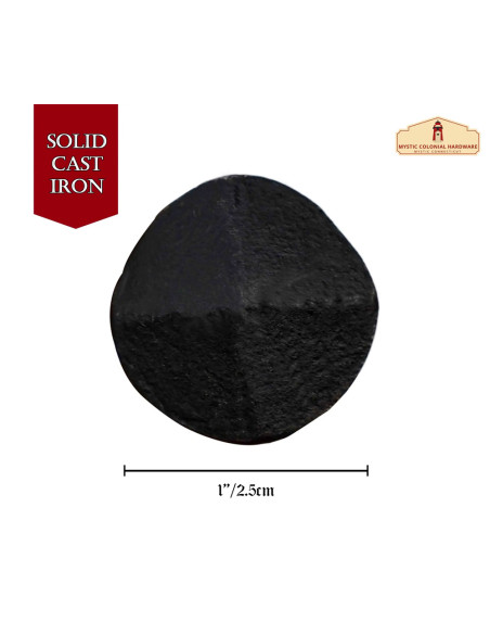 Set di 6 chiodi in ferro battuto...