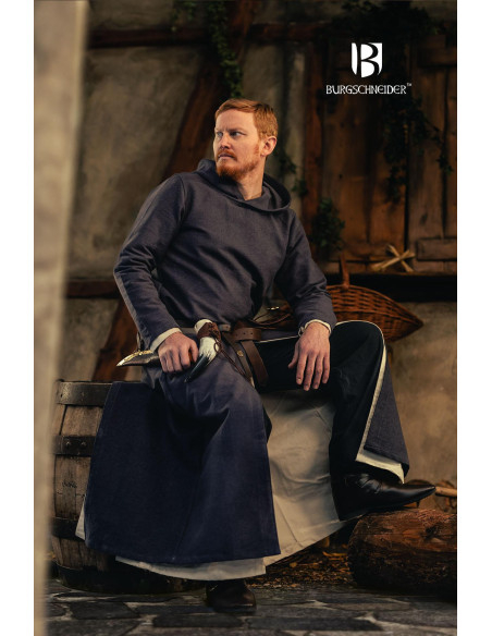 Tunica con cappuccio Renaud, grigia