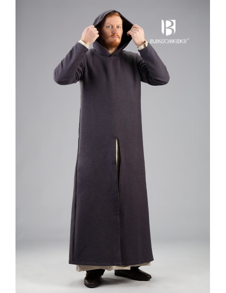 Tunica con cappuccio Renaud, grigia