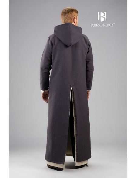 Tunica con cappuccio Renaud, grigia