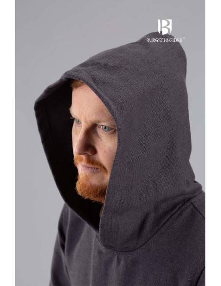 Tunica con cappuccio Renaud, grigia