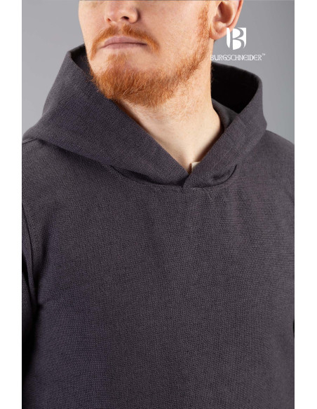 Tunica con cappuccio Renaud, grigia