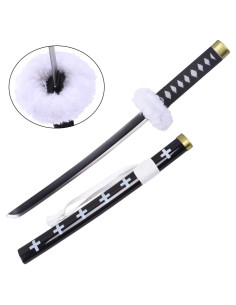 Katana in miniatura nera di Trafalgar Law - Un pezzo