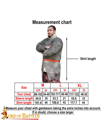 Anelli di cotta di maglia in acciaio...