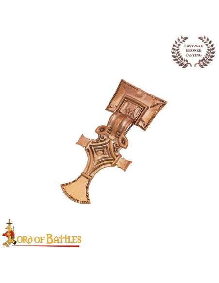 Fibula romana medievale in bronzo...
