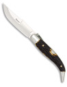 Coltello a cricchetto Albainox modello Teja imitazione corno (6,50 cm.)