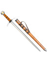 Spada decorativa con fodero modello Croce Templare (60 cm.)
