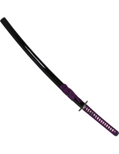 Modello viola Katana Samurai Damasco, 8000 strati