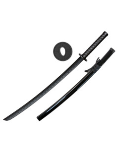 Katana in fibra da allenamento, colore nero (41,70 cm.)