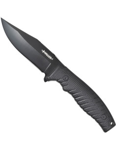 Coltello da esterno dorso seghettato, fodero in ABS (23,5...
