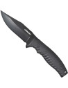 Coltello da esterno dorso seghettato, fodero in ABS (23,5 cm.)