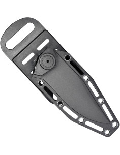 Coltello da esterno dorso seghettato, fodero in ABS (23,5... 2