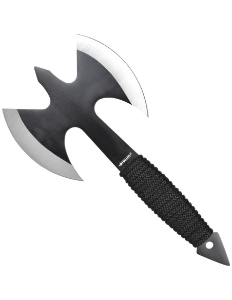 Funzionale ascia bilama con fodero...