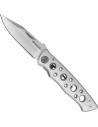 Coltello tascabile in argento con manico traforato (7,5 cm.)