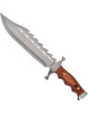 Coltello da caccia modello Bowie con fodero (38 cm.)