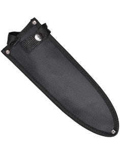 Coltello tattico Outdoor nero con fodero (38 cm.) 2