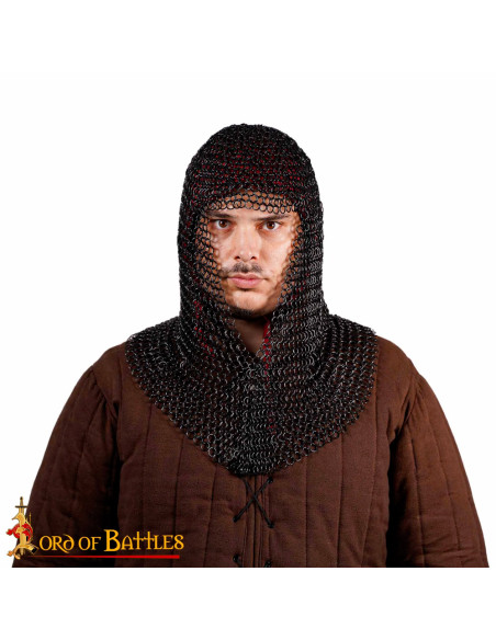 Anelli rotondi in cotta di maglia del...