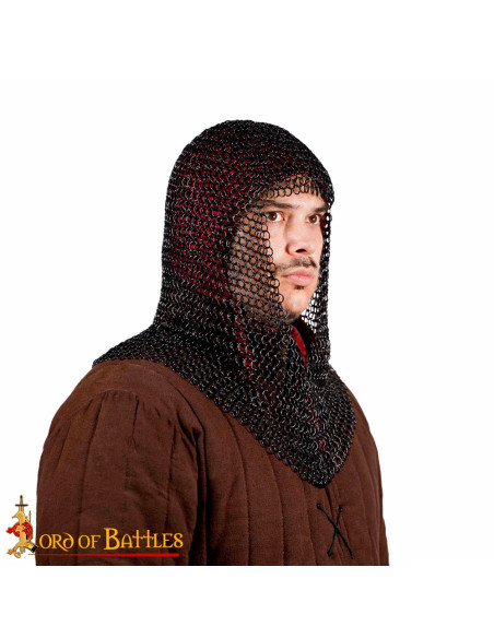 Anelli rotondi in cotta di maglia del...