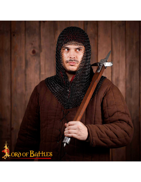 Anelli rotondi in cotta di maglia del...