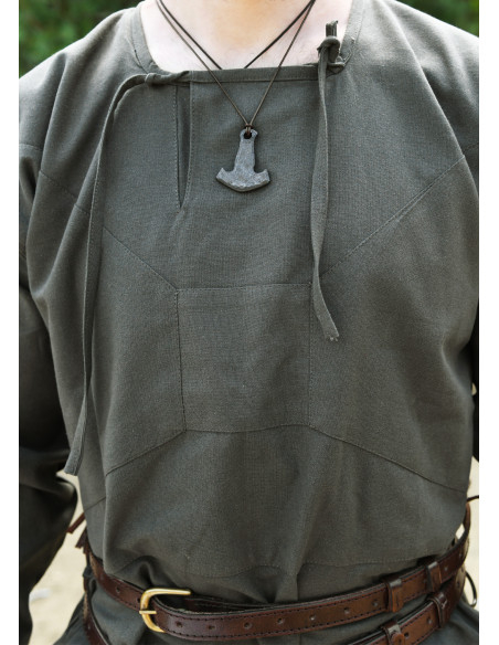 Tunica vichinga Viborg in verde oliva