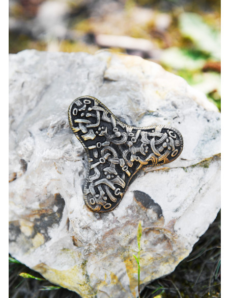 Spilla vichinga con fibula a...