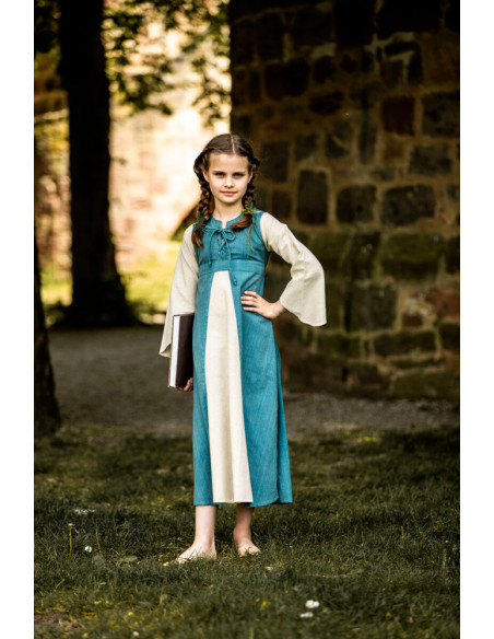 Vestito medieval bambina Elsa in...