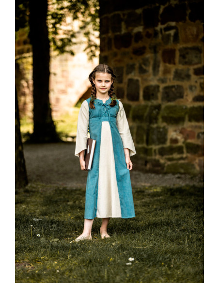 Vestito medieval bambina Elsa in...
