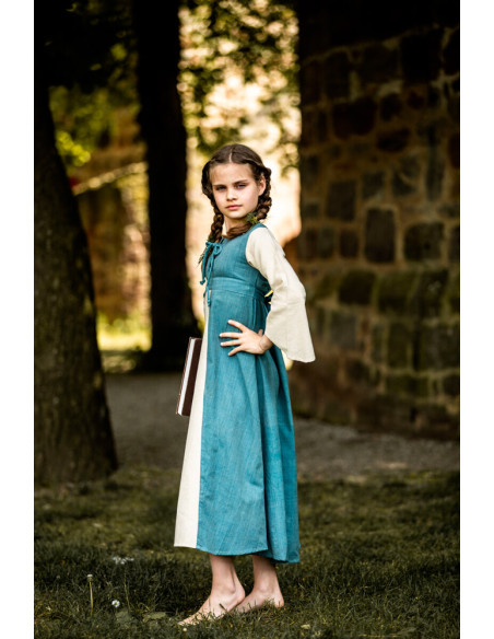 Vestito medieval bambina Elsa in...