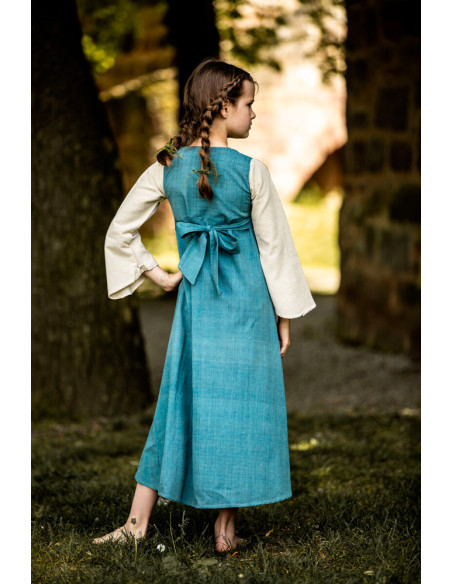 Vestito medieval bambina Elsa in...