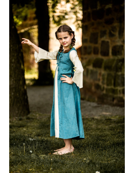 Vestito medieval bambina Elsa in...