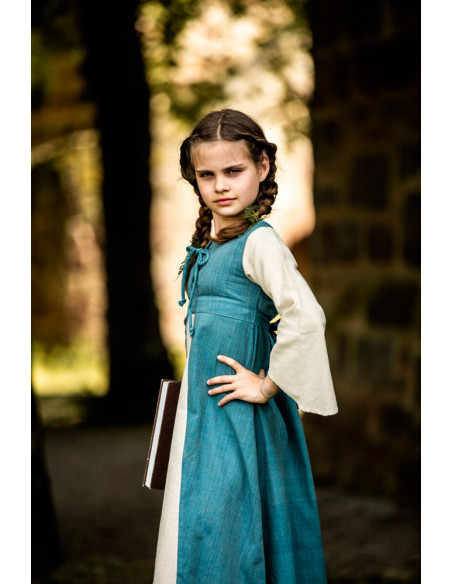 Vestito medieval bambina Elsa in...