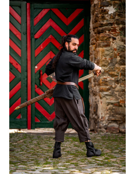 Pantaloni al ginocchio marroni vichinghi