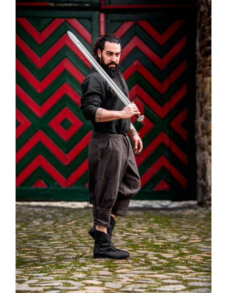 Pantaloni al ginocchio marroni vichinghi