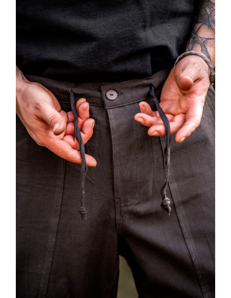 Pantaloni al ginocchio marroni vichinghi