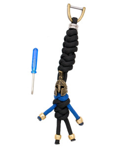 Portachiavi in Paracord modello Spartan, vari colori