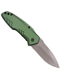 Terzo coltello tattico manico verde (15,4 cm.) 2
