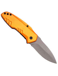 Terzo coltello tattico manico arancione (15,4 cm.) 2