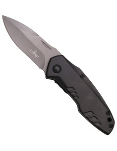 Terzo coltello tattico con manico nero (15,4 cm.)