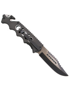 Coltello tattico terzo teschio annerito (21,2 cm.) 2