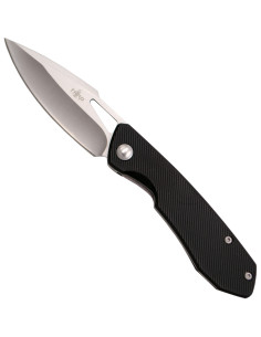 Terzo coltello da campo con manico nero (17 cm.)