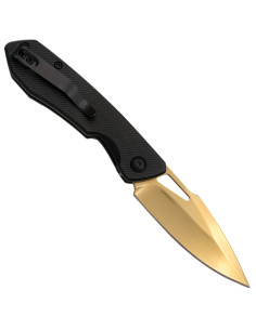 Terzo coltello da campo in foglia oro (17 cm.) 2