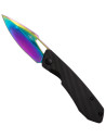 Terzo coltello da campo lama arcobaleno (17 cm.)