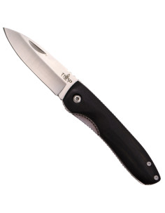 Terzo coltello da campo in legno nero (16,5 cm.)