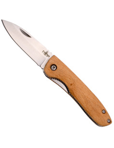 Terzo coltello da campo con manico in legno (16,5 cm.)