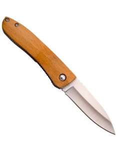 Terzo coltello da campo con manico in legno (16,5 cm.) 2