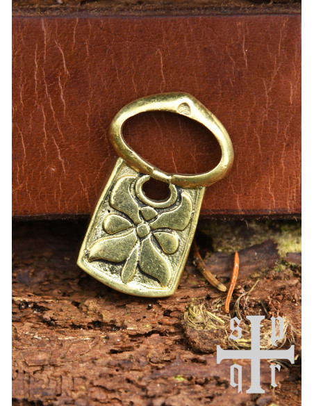 Fibbia per cintura medievale in...